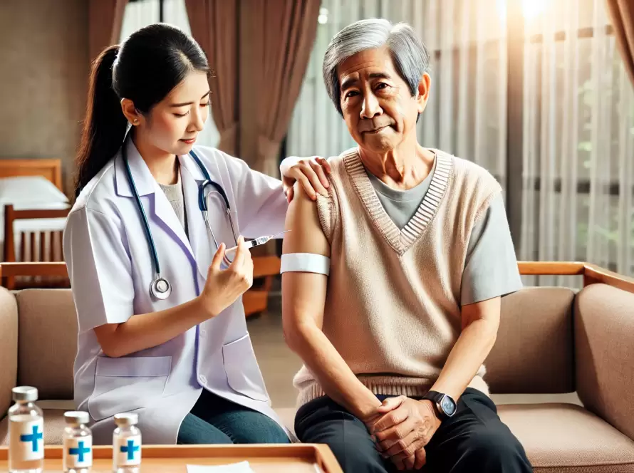 ศูนย์ดูแลผู้สูงอายุ, ผู้สูงอายุยิ้มได้ทุกวัน, บ้านพักคนชรา, การดูแลผู้สูงอายุแบบครอบครัว, การดูแลผู้สูงอายุแบบอบอุ่น, ดูแลผู้สูงอายุด้วยใจ, ดูแลผู้สูงอายุเหมือนอยู่บ้าน, ทีมงานดูแลผู้สูงอายุใกล้ชิด, บริการดูแลผู้สูงอายุเป็นกันเอง, ศูนย์ดูแลผู้สูงอายุ, ศูนย์ดูแลผู้สูงอายุ ซีเอ็นเอช เนอร์สซิ่งโฮม, ซีเอ็นเอช เนอร์สซิ่งโฮม, เนอร์สซิ่งโฮม, ดูแลผู้สูงอายุ, ซีเอ็นเอช, CNH Nursing Home, CNH, Nursing Home, วัคซีนไข้หวัดใหญ่, ผู้สูงอายุ, ประโยชน์ของวัคซีน, ความเสี่ยงวัคซีน, ป้องกันไข้หวัดใหญ่, ภูมิคุ้มกันผู้สูงวัย, สุขภาพผู้สูงอายุ, โรคไข้หวัดใหญ่, ความปลอดภัยวัคซีน, สุขภาพแข็งแรง