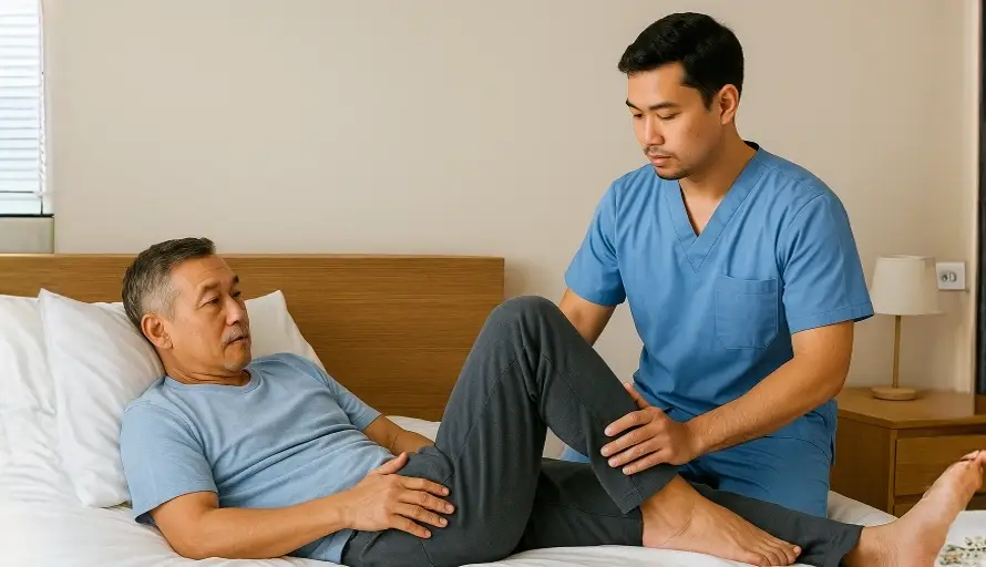 Passive Exercise, กล้ามเนื้อลีบ, กายภาพบำบัด, กายภาพบำบัดผู้ป่วยติดเตียง, การควบคุมน้ำตาลในเลือด, การดูแลผู้สูงอายุ, การดูแลผู้สูงอายุแบบครอบครัว, การดูแลผู้สูงอายุแบบอบอุ่น, การดูแลสุขภาพจิตผู้สูงอายุ, การรักษาผู้สูงอายุ, การออกกำลังกายผู้ป่วยติดเตียง, การออกกำลังกายสำหรับผู้สูงอายุ, ความจำเสื่อม, ค่าดัชนีน้ำตาลต่ำ, ดูแลผู้ป่วยติดเตียง, ดูแลผู้สูงอายุด้วยใจ, ดูแลผู้สูงอายุเหมือนอยู่บ้าน, ดูแลผู้สูงอายุแบบครอบครัว, ดูแลผู้สูงอายุใกล้บ้าน, ดูแลสุขภาพผู้สูงอายุ, ที่พักผู้สูงอายุ, ทีมงานดูแลผู้สูงอายุใกล้ชิด, บริการดูแลผู้ป่วยติดเตียง, บริการดูแลผู้สูงอายุเป็นกันเอง, บ้านพักคนชรา, ผู้สูงอายุ, ผู้สูงอายุยิ้มได้ทุกวัน, ผู้สูงอายุแข็งแรง, ฟื้นฟูผู้ป่วยติดเตียง, ย้ำคิด, ย้ำทำ, ลดภาวะแทรกซ้อน, วัยเกษียณ, วิธีป้องกันความจำเสื่อม, ศูนย์การแพทย์สำหรับผู้สูงวัย, ศูนย์ดูแลผู้สูงอายุ, สถานดูแลผู้สูงอายุ 24 ชั่วโมง, สาเหตุความจำเสื่อม, สุขภาพจิต, สุขภาพดีในวัยเกษียณ, สุขภาพผู้สูงอายุ 2025, สุขภาพสมอง, สูตรอาหารเบาหวาน, อาการย้ำคิดย้ำทำ, อาการหลงลืม, อาหารควบคุมน้ำตาล, อาหารทางการแพทย์สำหรับผู้ป่วยเบาหวาน, อาหารที่เหมาะกับผู้ป่วยเบาหวาน, อาหารผู้ป่วยเบาหวานปลอดภัย, อาหารสำหรับผู้ป่วยเบาหวาน, อาหารเพื่อสุขภาพผู้สูงอายุ, อาหารโภชนาการครบถ้วน, เคล็ดลับการเลือกอาหารเบาหวาน, เคล็ดลับสุขภาพ 2025, เนอร์สซิ่งโฮม, เสริมกล้ามเนื้อ, แผลกดทับ, โรคสมองเสื่อม, โรงพยาบาลผู้สูงอายุ